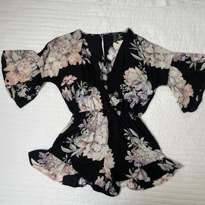 Forever 21 Floral Romper